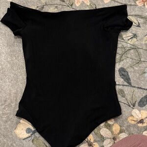 Alice + Olivia Classic Black Bodysuit